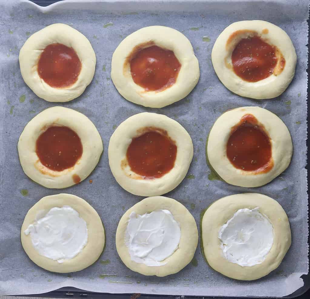 mini pizzette sauce